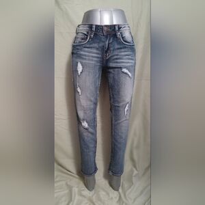 A Dollhouse Charley Distressed Skinny Jeans